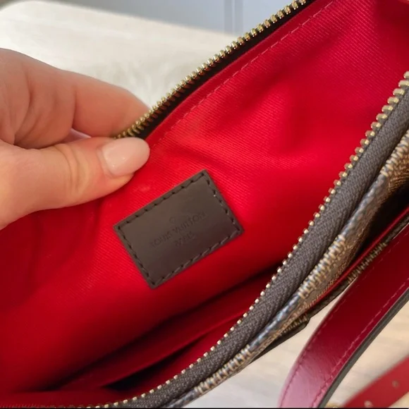 Louis Vuitton Damier Ebene South Bank Besace Bag Purse - Picture 5 of 14